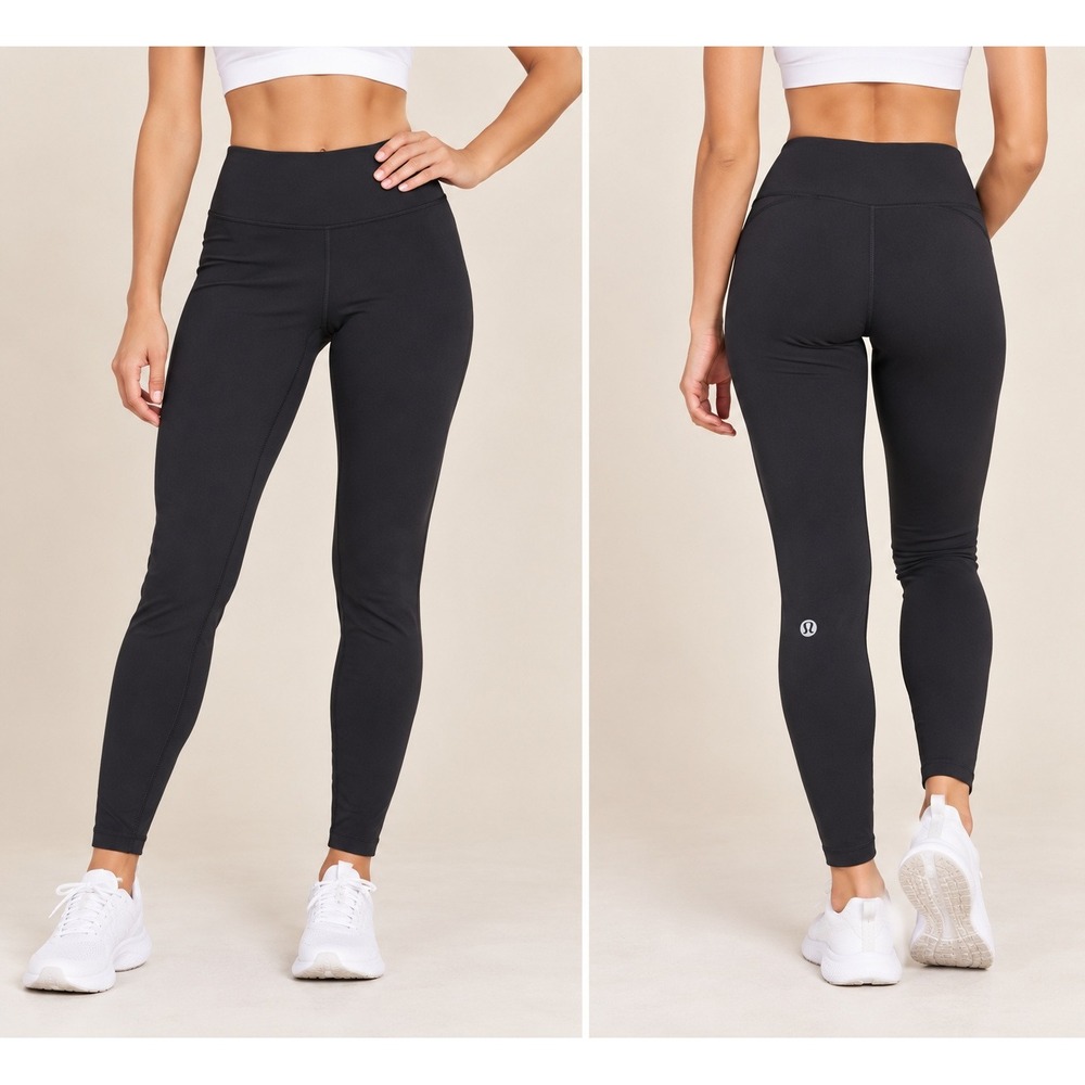 Lululemon Wunder Under High-Rise Tight 28 Luxtreme Black Leggings LW5DJ1T Size 6